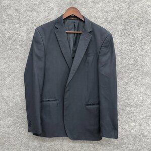 Rossini Men's Blazer Sport Coat Suit Jacket Made In Italy, Navy Blue, Size 44R